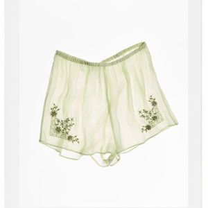 Embroidered shorts